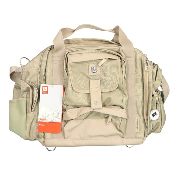 Burton Other - Burton DJ Bag Gear Travel Mens OS Tan Dragon Print Y2K Vintage Laptop Padded New